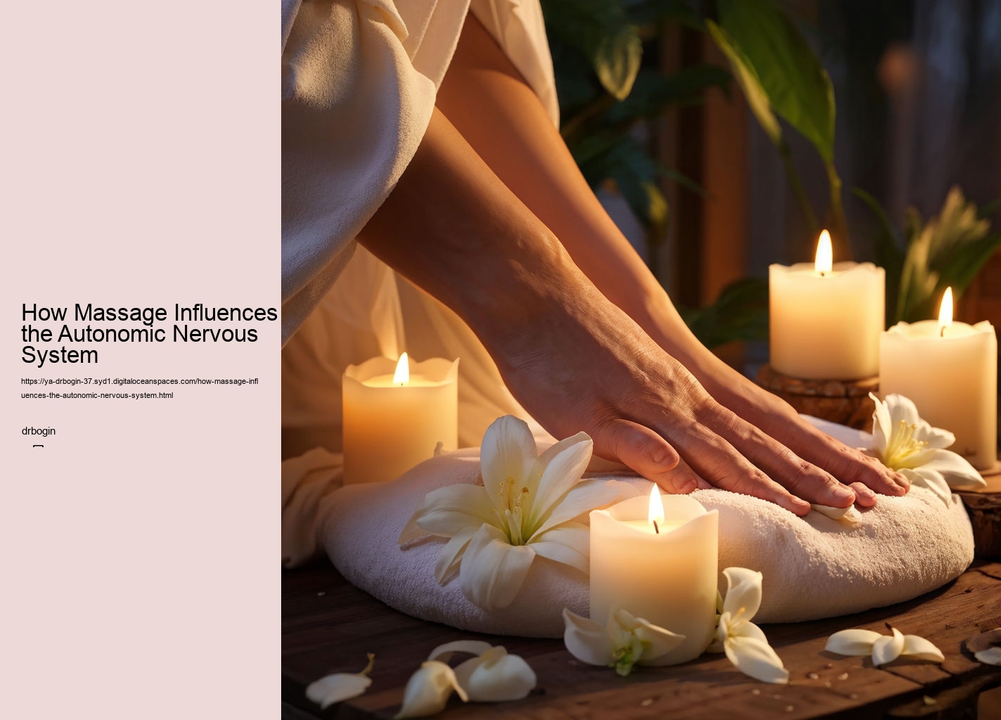 How Massage Influences the Autonomic Nervous System