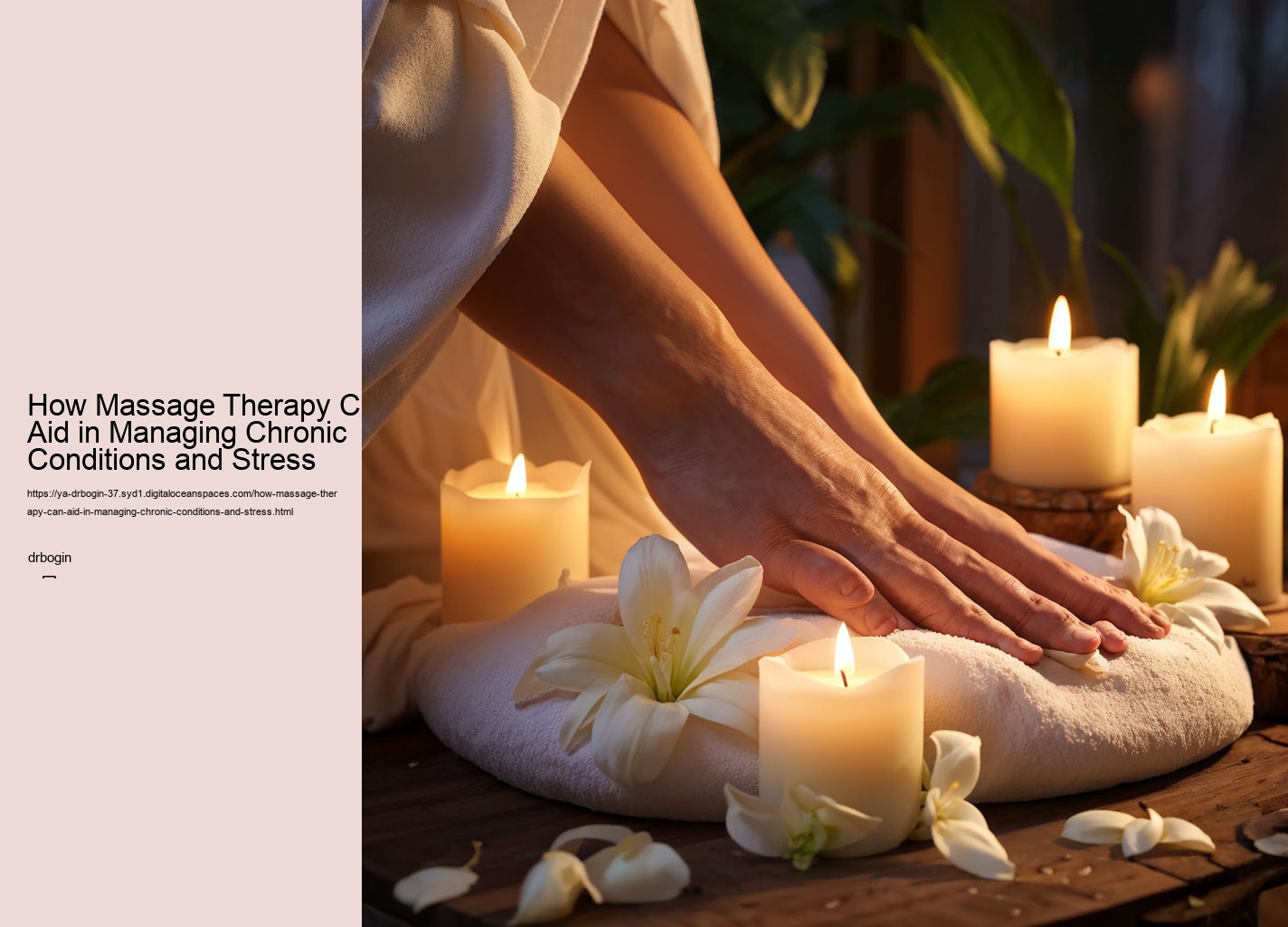 How Massage Therapy Can Aid in Managing Chronic Conditions and Stress